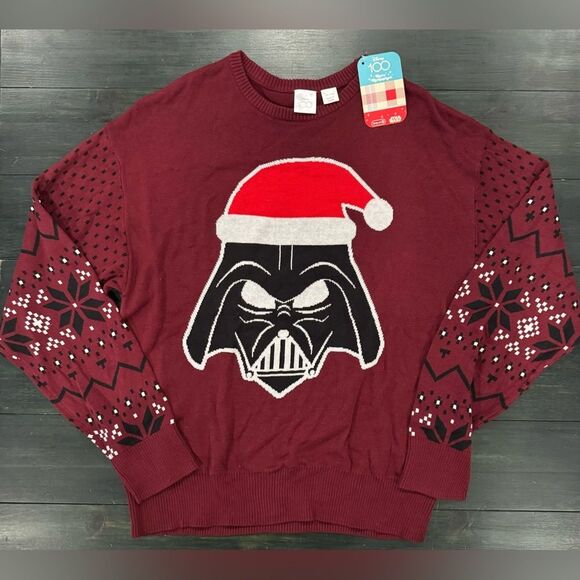 Star Wars Darth Vader Ugly Christmas Sweater Size Medium NEW